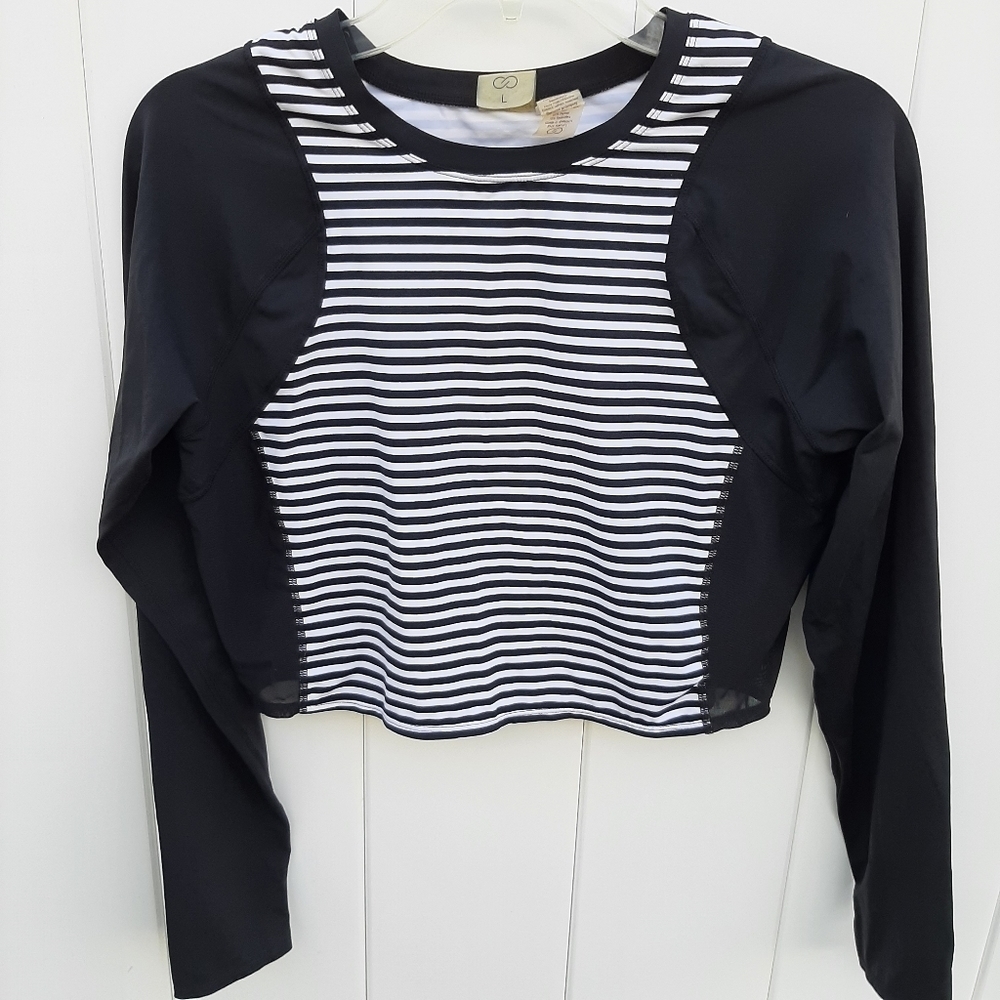 Calia Cropped Athletic Top Size Large